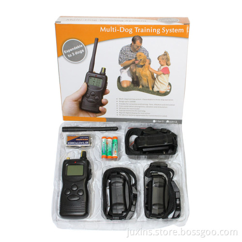 Petrainer PET900-3 Vibration Electric Dog Collar With 1000M Remote For 3 Dogs